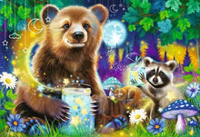 Load image into Gallery viewer, 2 x 24 PC Lovable Woodland Friends Puzzle
