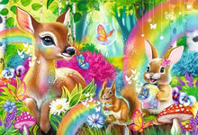 Load image into Gallery viewer, 2 x 24 PC Lovable Woodland Friends Puzzle