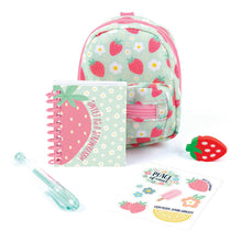 Load image into Gallery viewer, Adventure Fun Mini Backpack Keychain With Stationery