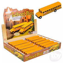 Load image into Gallery viewer, 7&quot; Die-Cast Pull Back School Bus