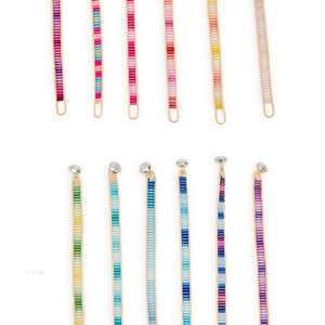Ombre Color Bars Bead Bracelet