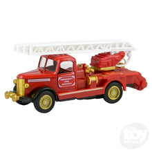 Load image into Gallery viewer, 5" Die-Cast Pull Back Classic Fire Truck