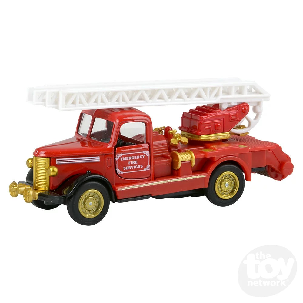 Die-Cast Pullback Fire Engine Truck