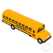 Load image into Gallery viewer, 7&quot; Die-Cast Pull Back School Bus