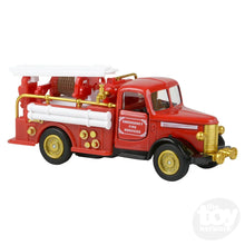 Load image into Gallery viewer, 5" Die-Cast Pull Back Classic Fire Truck
