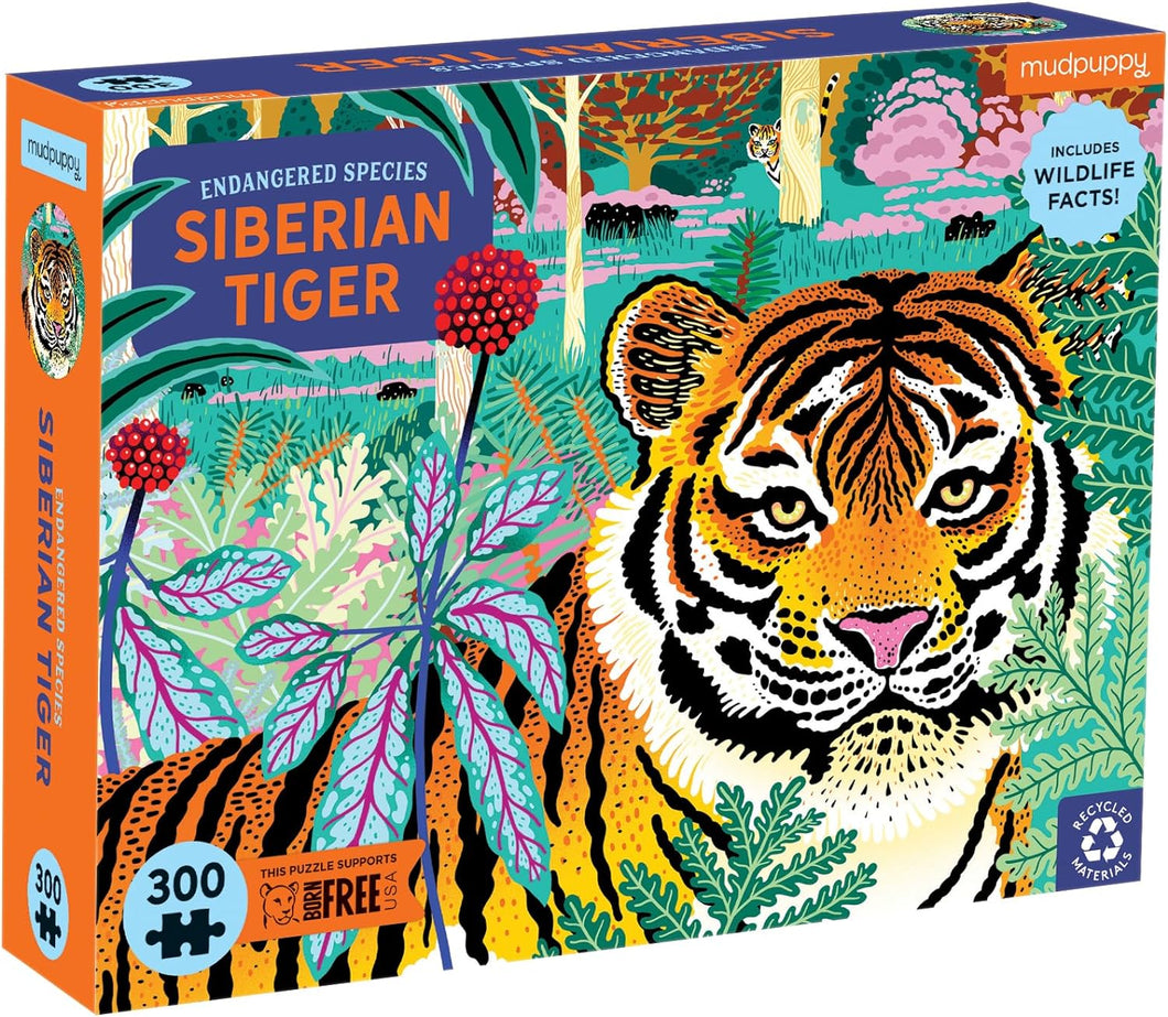 300 PC Siberian Tiger Endangered Species Puzzle