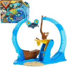 Load image into Gallery viewer, Monster Jam Megalodon Loop Of Doom Stunt Playset