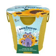 Load image into Gallery viewer, Kids Flower Grow Pail Sunflower