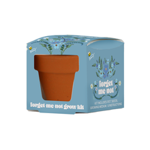 Load image into Gallery viewer, Mini Terracotta Grow Pot Forget-Me-Not