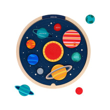 Load image into Gallery viewer, Multi-Language Solar System Wooden Tray Puzzle
