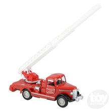 Load image into Gallery viewer, 5" Die-Cast Pull Back Classic Fire Truck