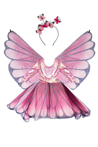 Butterfly Twirl Dress With Wings Size 3/4