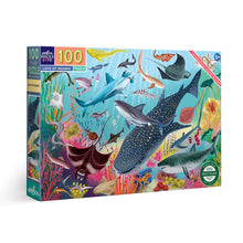 Load image into Gallery viewer, 100 Piece Sharks Puzzle