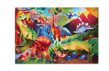 Load image into Gallery viewer, 100 Piece Dinosaur World Foil Puzzle
