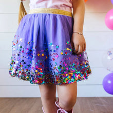 Load image into Gallery viewer, Lavender Confetti Tutu Size 6-8