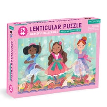 Load image into Gallery viewer, 75 PC Lenticular Graceful Ballerinas Puzzle