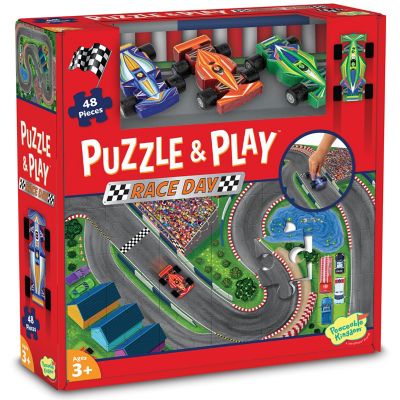 48 PC Puzzle & Play Race Day Floor Puzzle