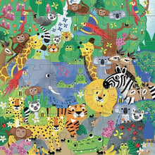 Load image into Gallery viewer, 54 Piece 1 To 10 Jungle Giant Floor Puzzle