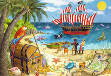 Load image into Gallery viewer, 2 x 24 PC Pirates & Mermaids Puzzle