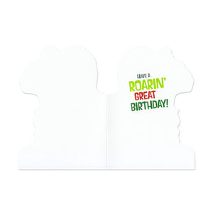 Dinosaur Die-Cut Birthday Card