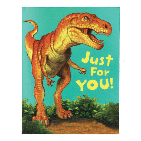 Dinosaur Just For You Enclosure Card