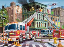 Load image into Gallery viewer, 100 PC Fire Truck Rescue Puzzle