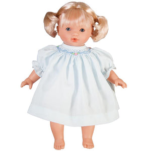 10" Carly Doll Blonde Short Pigtails With Blue Eyes