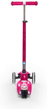 Load image into Gallery viewer, LED Pink Maxi Micro Kickboard Deluxe Scooter