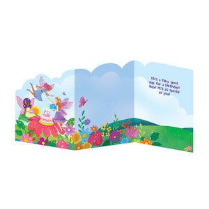 Fairy Garden Tri-Fold Card