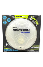 Load image into Gallery viewer, White Soccer Ball NightBall Size 5