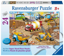Load image into Gallery viewer, 24 PC Construction Fun Floor Puzzle
