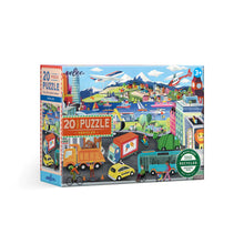 Load image into Gallery viewer, 20 PC Vehicles Puzzle