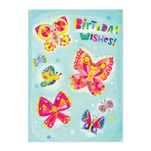 *Butterfly Wishes Birthday Card