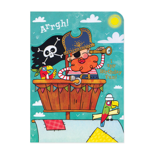 Pirate Tri-Fold Card