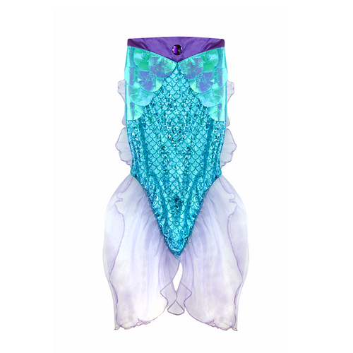 Mermaid Lilac & Blue Glimmer Skirt With Tiara