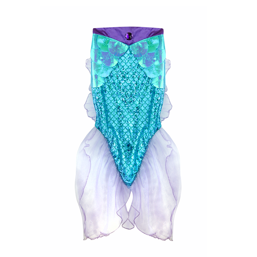 Mermaid Lilac & Blue Glimmer Skirt With Tiara