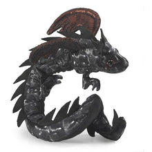 Load image into Gallery viewer, Midnight Dragon Wristlet Puppet