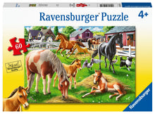 Load image into Gallery viewer, 60 PC Happy Horses Puzzle
