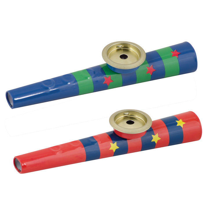 Metal Kazoo – 3-piece set - Mirliton-type instrument that adds a buzzing  effect to the player's voice