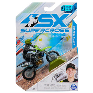 Supercross Motorcycle With Rider