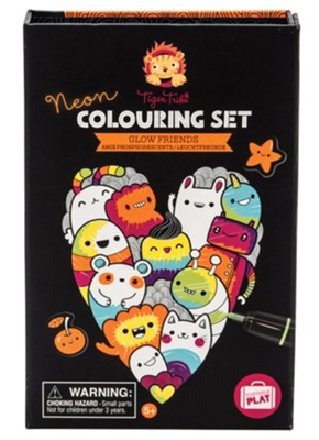 Neon Coloring Set Glow Friends