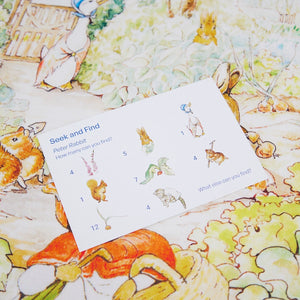 Rabbit Garden Seek & Find Playsilk