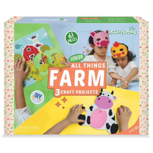Junior All Things Farm 3-in-1 Craft Projects