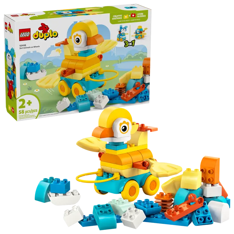 Duplo 3-in-1 Animals On Wheels