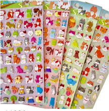 Load image into Gallery viewer, Cats And Dogs Puffy Stickers