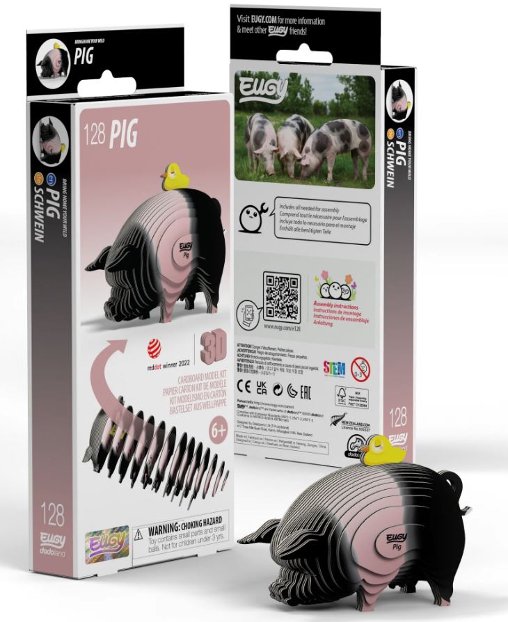 Eugy Pig 3D Puzzle