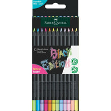 Load image into Gallery viewer, Color Pencils Black Edition Neon &amp; Pastel