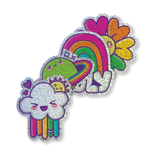 Load image into Gallery viewer, Happy Rainbows Vinyl Stickers
