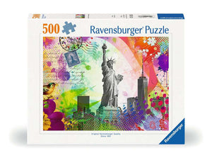 500 PC New York Postcard Puzzle