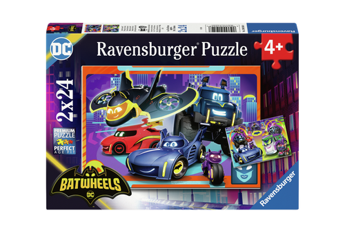 2 x 24 PC Batwheels Puzzle